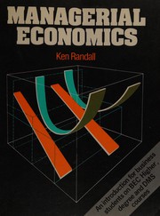 Cover of Managerial economics by K. V. Randall