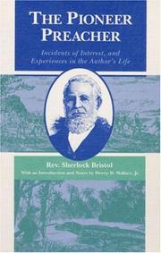 Front cover of The pioneer preacher by Sherlock Bristol