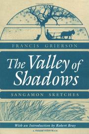 Cover of The valley of shadows by Francis Grierson
