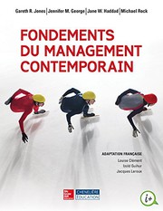 Front cover of Fondements du management contemporain by Gareth Jones