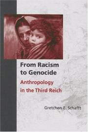 Front cover of From racism to genocide by Gretchen Engle Schafft