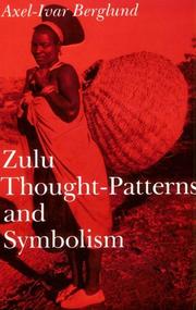 Front cover of Zulu thought-patterns and symbolism by Axel-Ivar Berglund