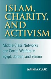 Front cover of Islam, Charity, and Activism by Janine A. Clark