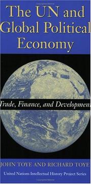Front cover of un and Global Political Economy by J. F. J. Toye