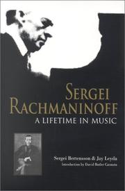 Cover of Sergei Rachmaninoff by Sergei Bertensson
