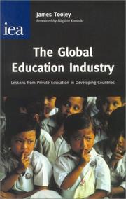 Cover of The Global Education Industry by James Tooley