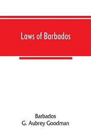 Front cover of The laws of Barbados by Barbados
