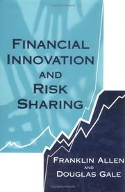Front cover of Financial innovation and risk sharing by Franklin Allen