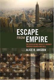 Cover of Escape from Empire by Alice H. Amsden