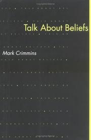 Cover of Talk about beliefs by Mark Crimmins