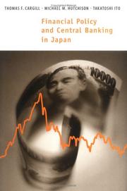 Cover of Financial policy and central banking in Japan by Thomas F. Cargill
