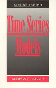 Cover of Time series models by A. C. Harvey