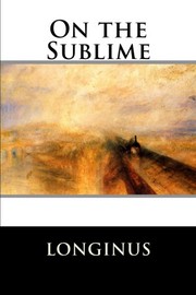 Cover of On the sublime by Longinus