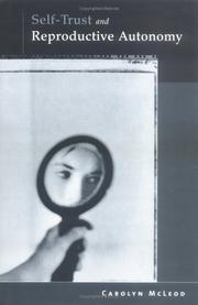Cover of Self-Trust and Reproductive Autonomy (Basic Bioethics) by Carolyn McLeod