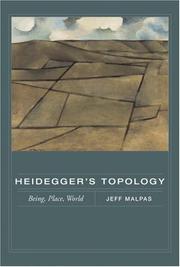 Cover of Heidegger's Topology by Jeff Malpas