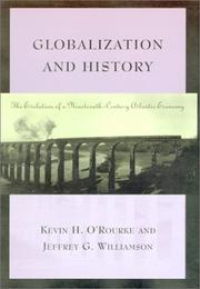 Front cover of Globalization and history by Kevin H. O'Rourke