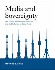 Cover of Media and Sovereignty by Monroe E. Price