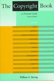 Cover of The copyright book by William S. Strong
