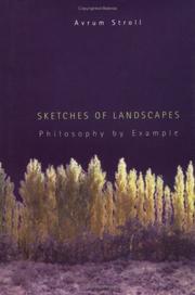 Front cover of Sketches of landscapes by Avrum Stroll