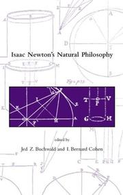Cover of Isaac Newton's natural philosophy by Jed Z. Buchwald