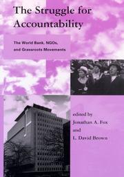 Cover of The struggle for accountability by Fox, Jonathan