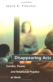 Cover of Disappearing Acts by Joyce K. Fletcher