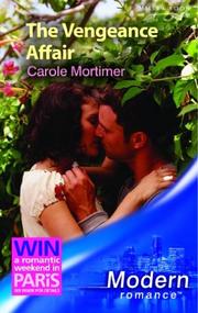 Front cover of The Vengeance Affair by Carole Mortimer