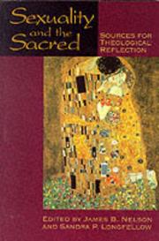 Front cover of Sexuality and the sacred by James B. Nelson