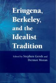 Front cover of Eriugena, Berkeley, and the Idealist Tradition by Stephen Gersh