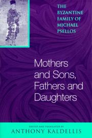 Front cover of Mothers and sons, fathers and daughters by Michael Psellus