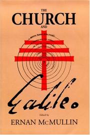 Front cover of The church and Galileo by Ernan McMullin