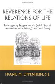 Cover of Reverence For The Relations Of Life by Frank M. Oppenheim