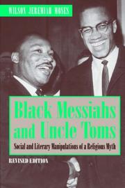 Front cover of Black messiahs and Uncle Toms by Wilson Jeremiah Moses