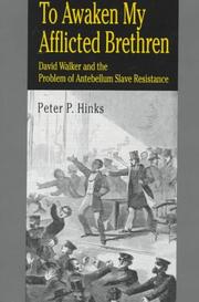 Front cover of To Awaken My Afflicted Brethren by Peter P. Hinks