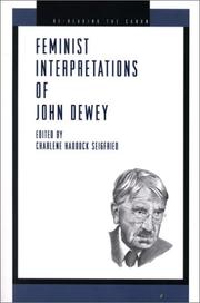 Front cover of Feminist Interpretations of John Dewey (Re-Reading the Canon) by Charlene Haddock Seigfried