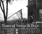 Front cover of Times of sorrow & hope by Cohen, Allen
