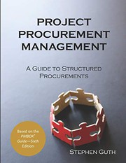 Cover of Project Procurement Management by Stephen Guth