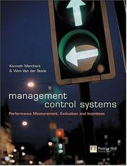 Cover of Management control systems by Kenneth A. Merchant