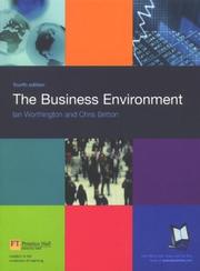 Front cover of The business environment by Ian Worthington