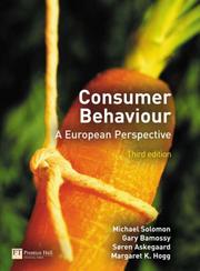 Cover of Consumer behaviour by Michael R. Solomon