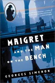 Front cover of Maigret et l'homme du banc by Georges Simenon