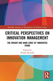 Front cover of Critical Perspectives on Innovation Management by Patryk Dziurski