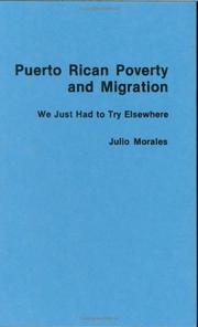 Front cover of Puerto Rican poverty and migration by Julio Morales
