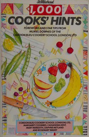 Cover of 1000 COOKS' HINTS by Downes Muriel (foreword).