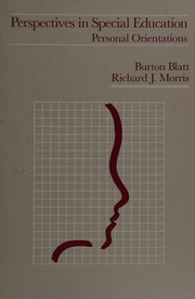 Front cover of Perspectives in special education by Burton Blatt