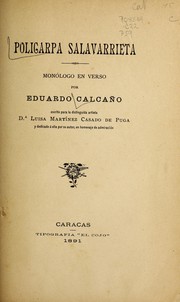 Front cover of Policarpa Salavarrieta by Eduardo Calcaño