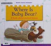 Front cover of Where Is Baby Bear? by Jane Belk Moncure