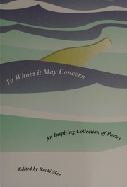 Front cover of To whom it may concern by Rebecca Mee
