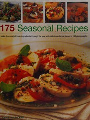 Front cover of 175 Seasonal Recipes by Anne Hildyard