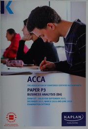 Cover of ACCA paper P3 by null